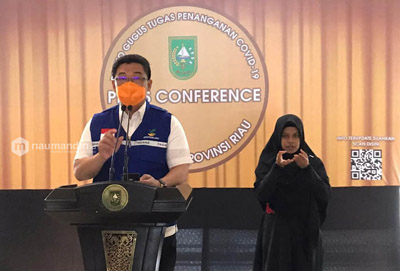 Riau Peringkat Dua Nasional Tingkat Kesembuhan Pasien COVID-19